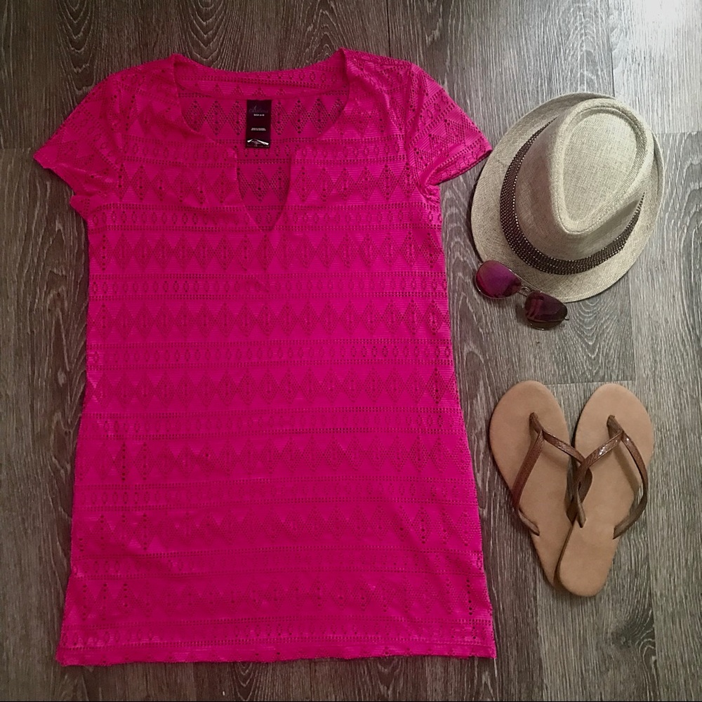 Swimsuit cover up with POCKETS!!